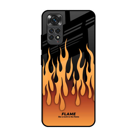 Fire Flame Glossy Case for Redmi Note 11