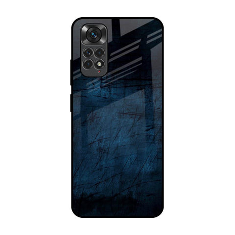 Dark Blue Grunge Glossy Case for Redmi Note 11