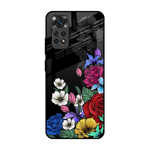 Rose Flower Bunch Art Glossy Case for Redmi Note 11