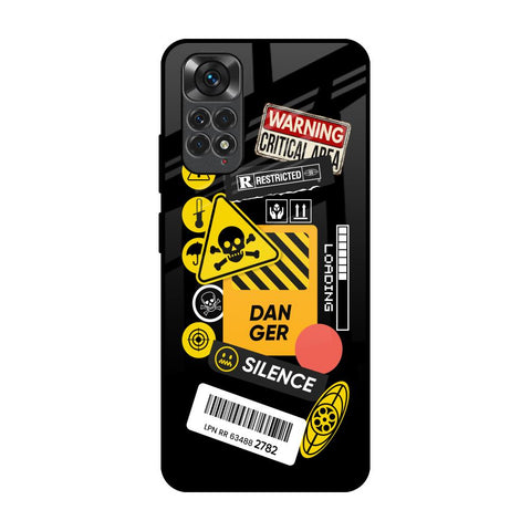 Danger Signs Glossy Case for Redmi Note 11