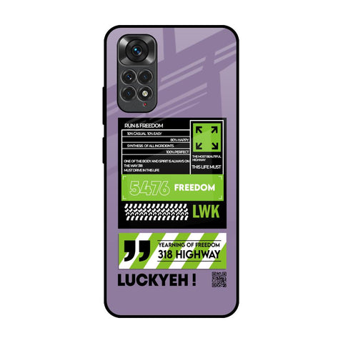 Run & Freedom Glossy Case for Redmi Note 11