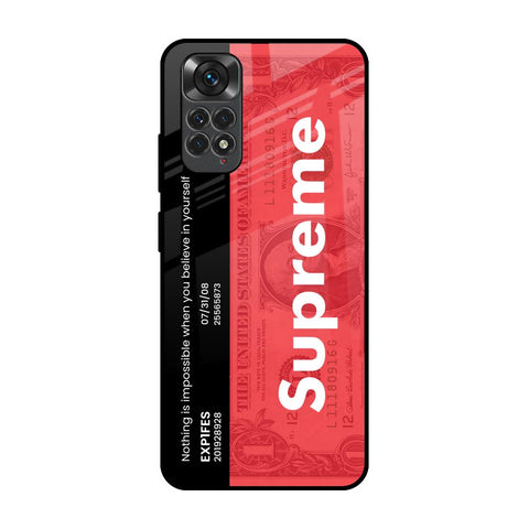 Supreme Ticket Glossy Case for Redmi Note 11