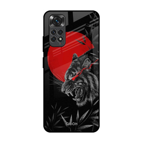 Red Moon Tiger Glossy Case for Redmi Note 11
