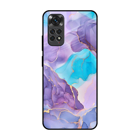 Alcohol ink Marble Glossy Case for Redmi Note 11