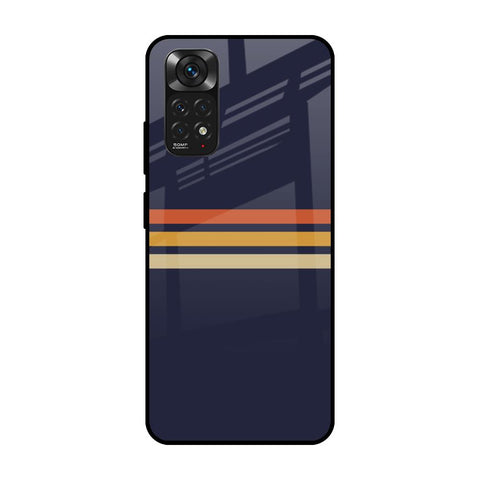 Tricolor Stripes Glossy Case For Redmi Note 11