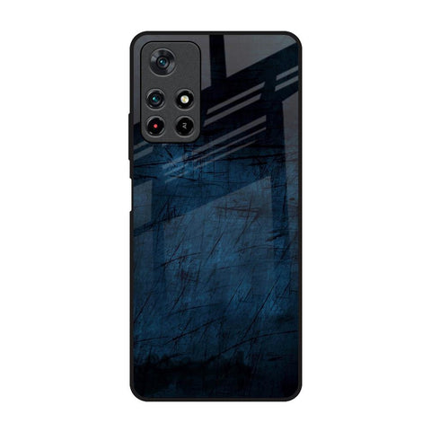 Dark Blue Grunge Glossy Case for Redmi Note 11T 5G