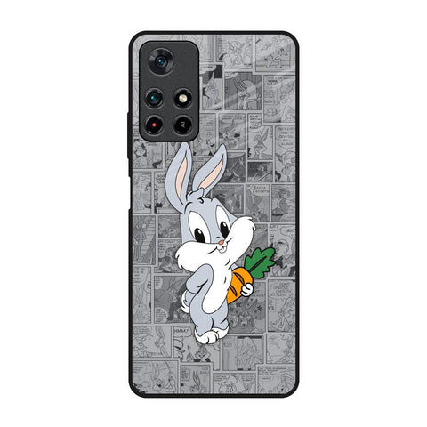 Cute Baby Bunny Glossy Case for Redmi Note 11T 5G