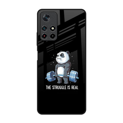 Real Struggle Glossy Case for Redmi Note 11T 5G