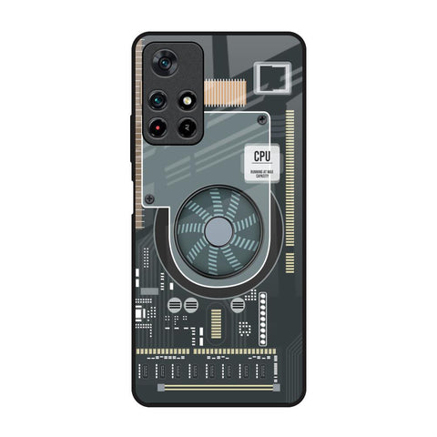 Motherboard Circuit Glossy Case for Redmi Note 11T 5G