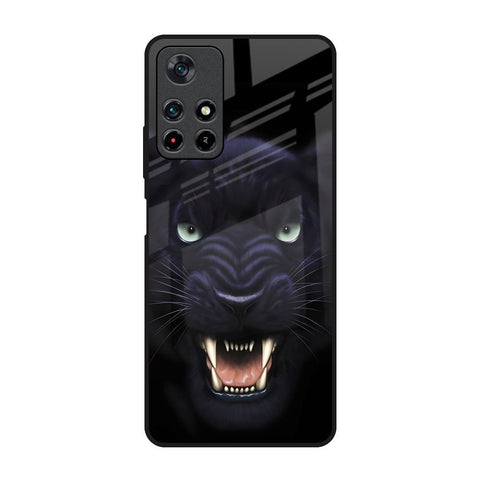 Angry Black Leopard Glossy Case for Redmi Note 11T 5G
