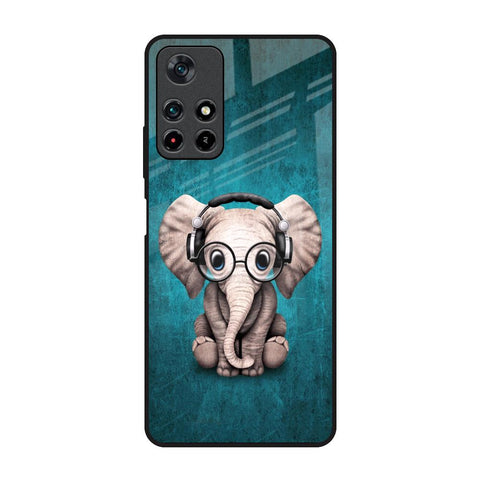 Adorable Baby Elephant Glossy Case For Redmi Note 11T 5G