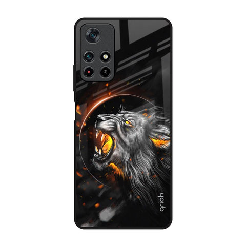 Aggressive Lion Glossy Case for Redmi Note 11T 5G
