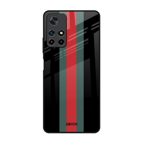 Vertical Stripes Glossy Case for Redmi Note 11T 5G