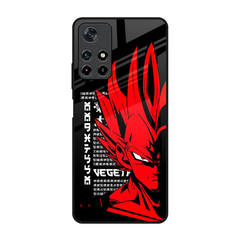 Red Vegeta Glossy Case for Redmi Note 11T 5G