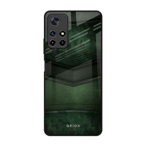 Green Leather Glossy Case for Redmi Note 11T 5G
