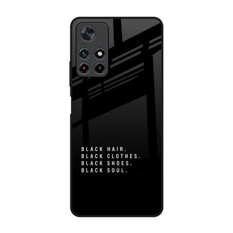 Black Soul Glossy Case for Redmi Note 11T 5G