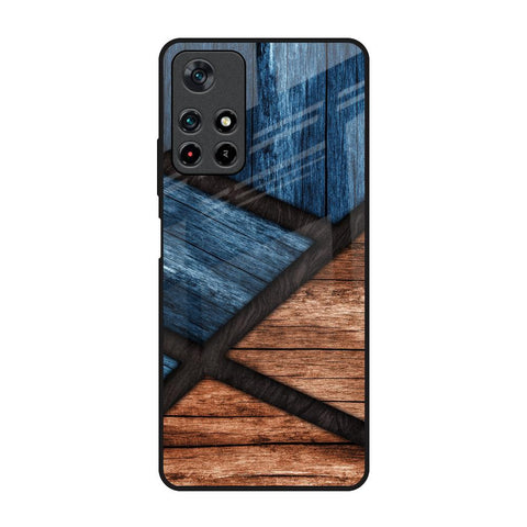 Wooden Tiles Glossy Case for Redmi Note 11T 5G