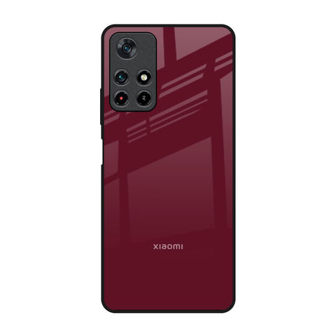 Classic Burgundy Glossy Case for Redmi Note 11T 5G