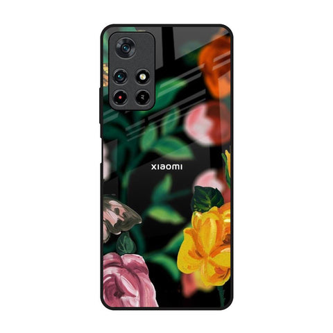 Flowers & Butterfly Glossy Case for Redmi Note 11T 5G