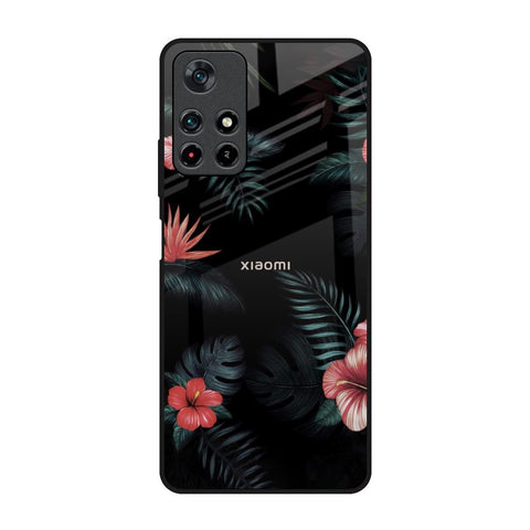 Tropical Art Flower Glossy Case for Redmi Note 11T 5G