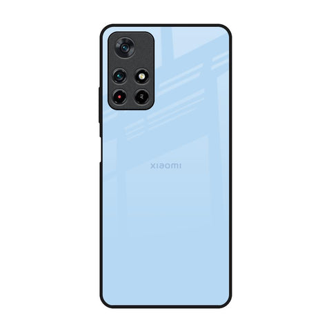 Pastel Sky Blue Glossy Case for Redmi Note 11T 5G