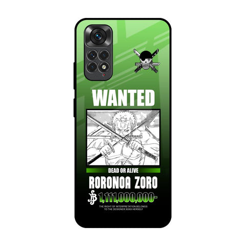 Zoro Wanted Glossy Case for Redmi Note 11S