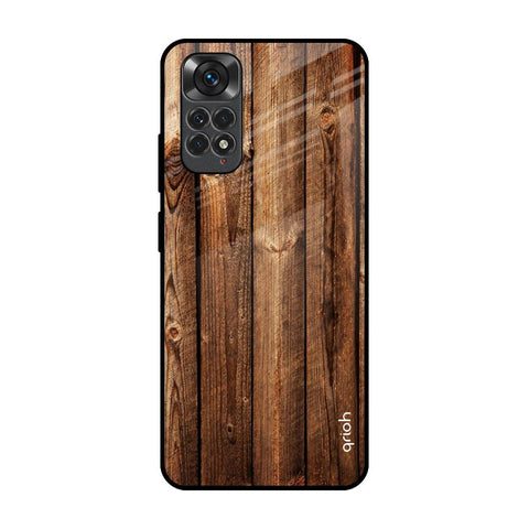 Timber Printed Glossy Case for Redmi Note 11S