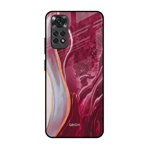 Crimson Ruby Glossy Case for Redmi Note 11S
