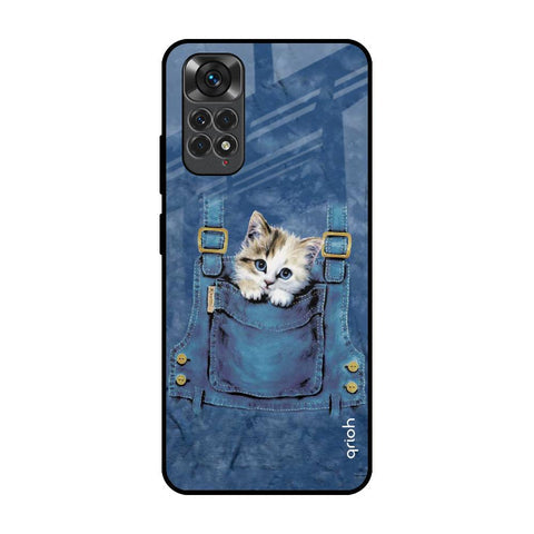 Kitty In Pocket Glossy Case For Redmi Note 11S