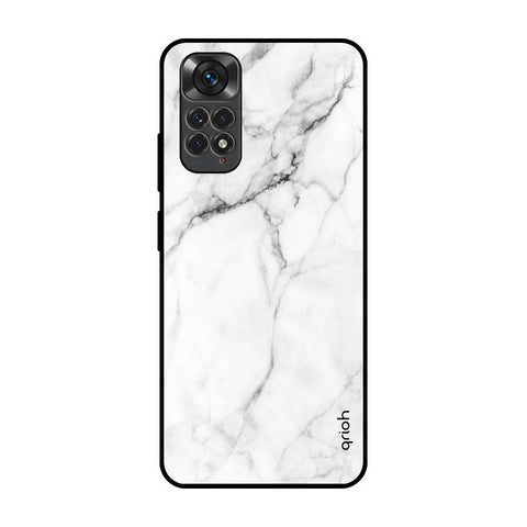 Modern White Marble Glossy Case for Redmi Note 11S