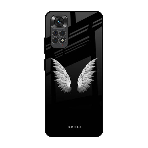 White Angel Wings Glossy Case for Redmi Note 11S