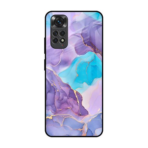 Alcohol ink Marble Glossy Case for Redmi Note 11S