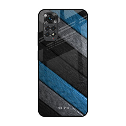 Multicolor Wooden Effect Glossy Case for Redmi Note 11S