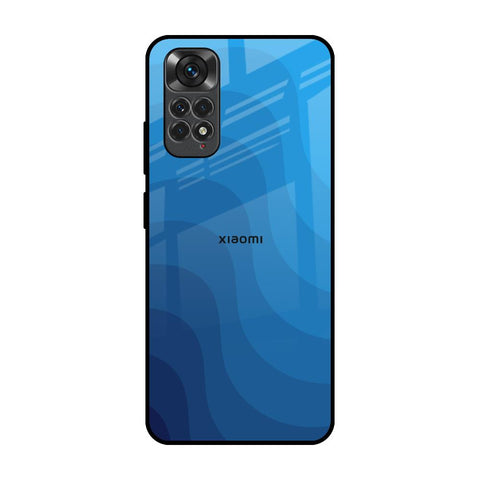 Blue Wave Abstract Glossy Case for Redmi Note 11S