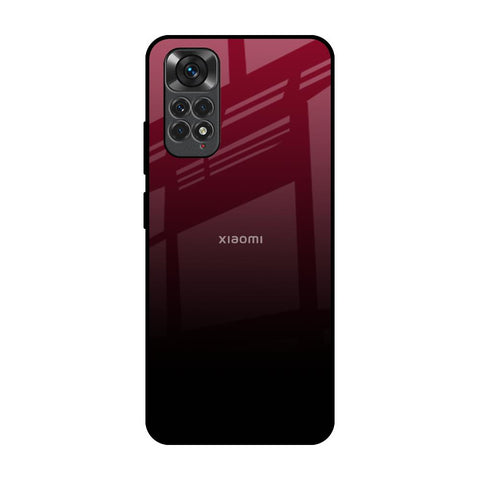 Wine Red Glossy Case For Redmi Note 11S