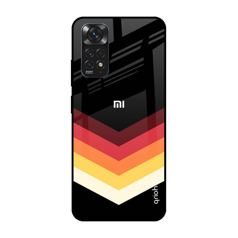 Abstract Arrow Pattern Glossy Case For Redmi Note 11S
