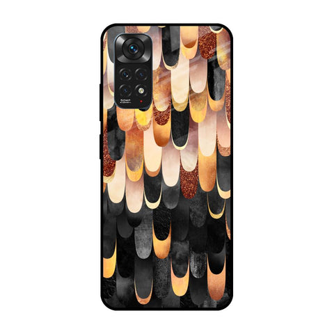 Bronze Abstract Glossy Case for Redmi Note 11S