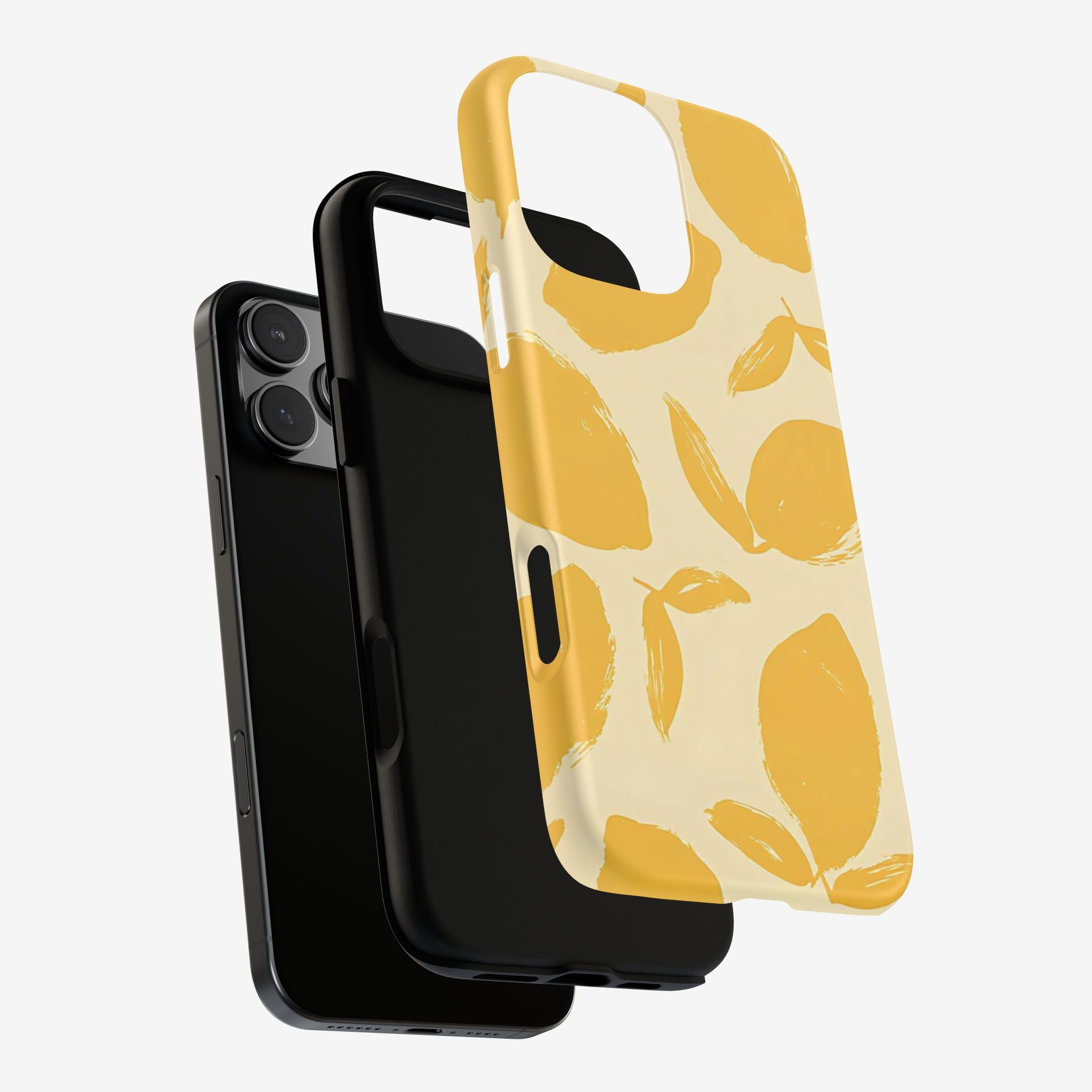 Citrus Glow Premium Tough Shining Phone Case (Double Layer) Available For All iPhone Models