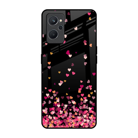 Heart Rain Fall Glossy Case For Realme 9i