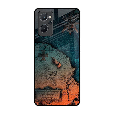Geographical Map Glossy Case for Realme 9i