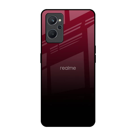Wine Red Glossy Case For Realme 9i