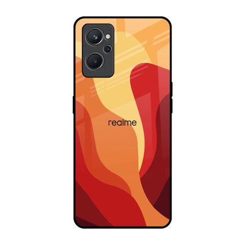 Magma Color Pattern Glossy Case for Realme 9i