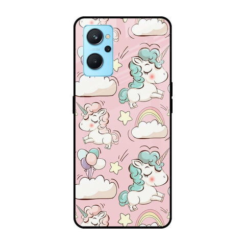 Balloon Unicorn Glossy case for Realme 9i