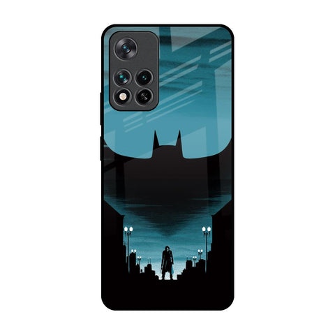 Cyan Bat Glossy Case for Mi 11i