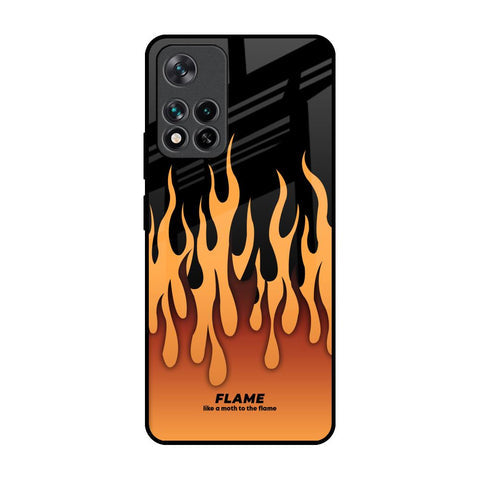 Fire Flame Glossy Case for Mi 11i