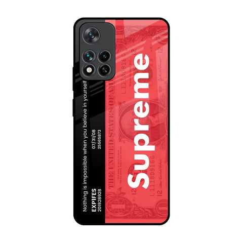 Supreme Ticket Glossy Case for Mi 11i