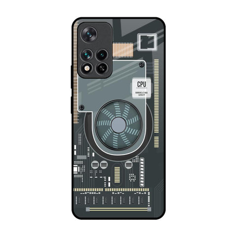Motherboard Circuit Glossy Case for Mi 11i
