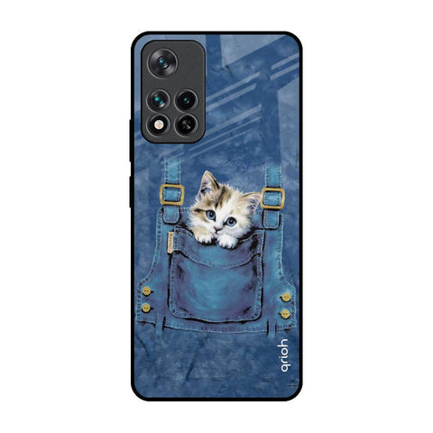 Kitty In Pocket Glossy Case For Mi 11i