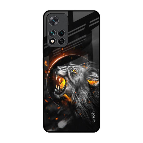 Aggressive Lion Glossy Case for Mi 11i