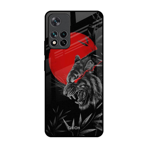 Red Moon Tiger Glossy Case for Mi 11i